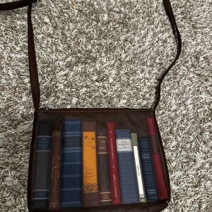 Cute Yoshi Litchfield Bookworm Leather bag purse
